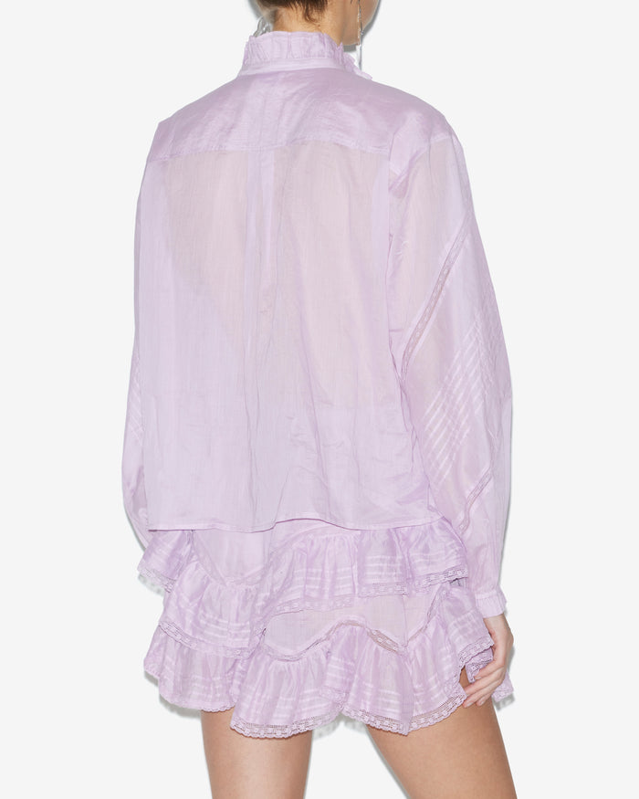 Isabel Marant Blouse Gaia Femme Lilas