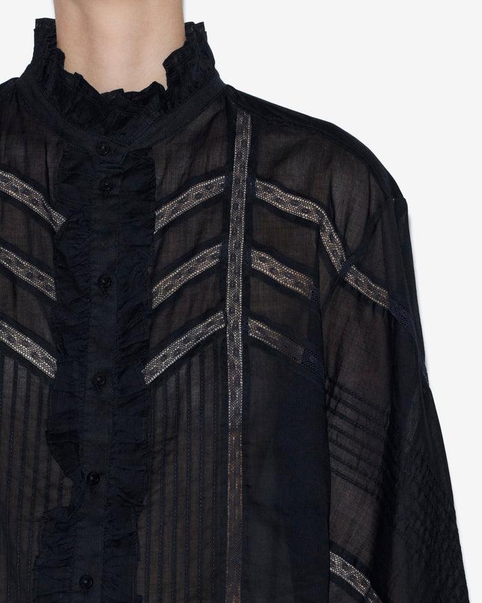 Isabel Marant Blouse Gaia Femme Noir