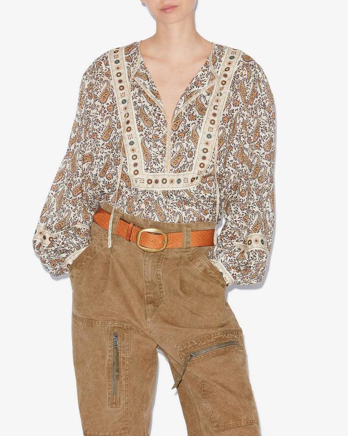 Isabel Marant BLOUSE GAYLE Femme écru