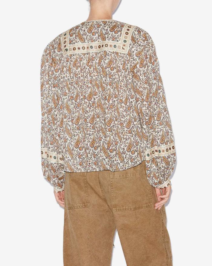 Isabel Marant BLOUSE GAYLE Femme écru