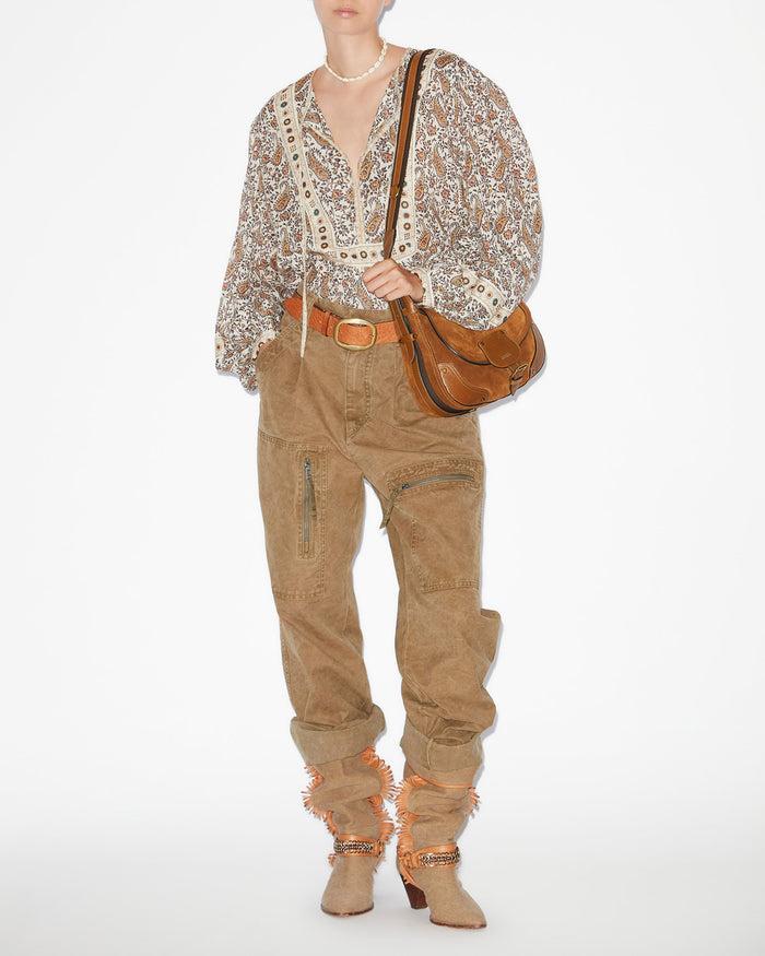 isabel marant BLOUSE GAYLE Femme écru