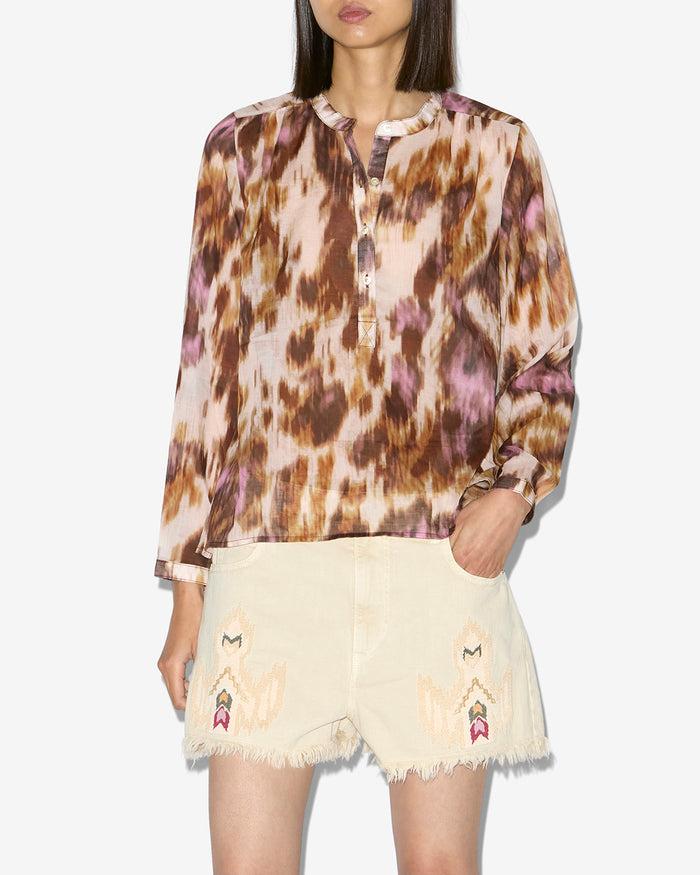 Isabel Marant BLOUSE MARIA Femme écru-ocre