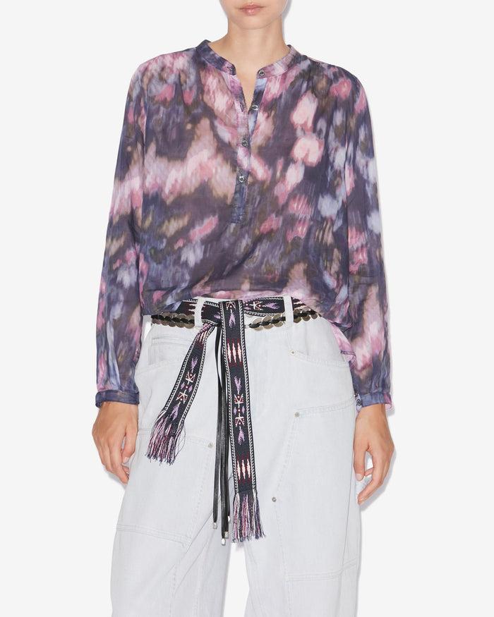 Isabel Marant BLOUSE MARIA Femme Violet-lilas