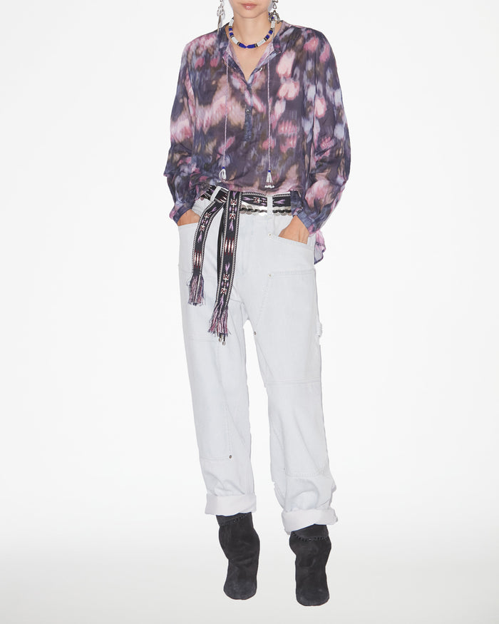 Isabel Marant BLOUSE MARIA Femme Violet-lilas