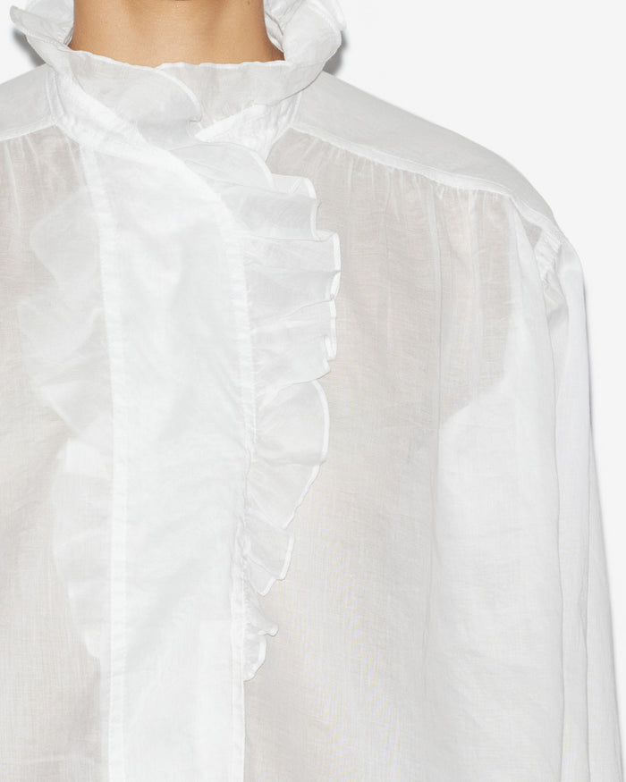 Isabel Marant Blouse Pamiala Femme Blanc
