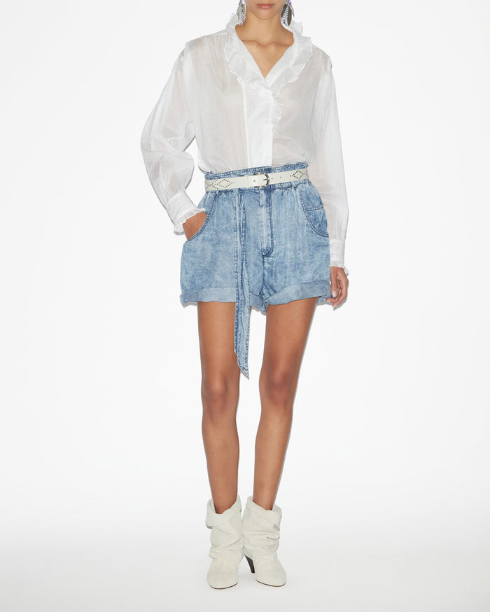 Isabel Marant Blouse Pamiala Femme Blanc
