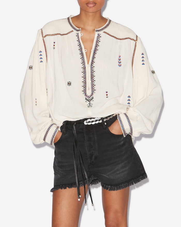 Isabel Marant BLOUSE PELSON Femme écru
