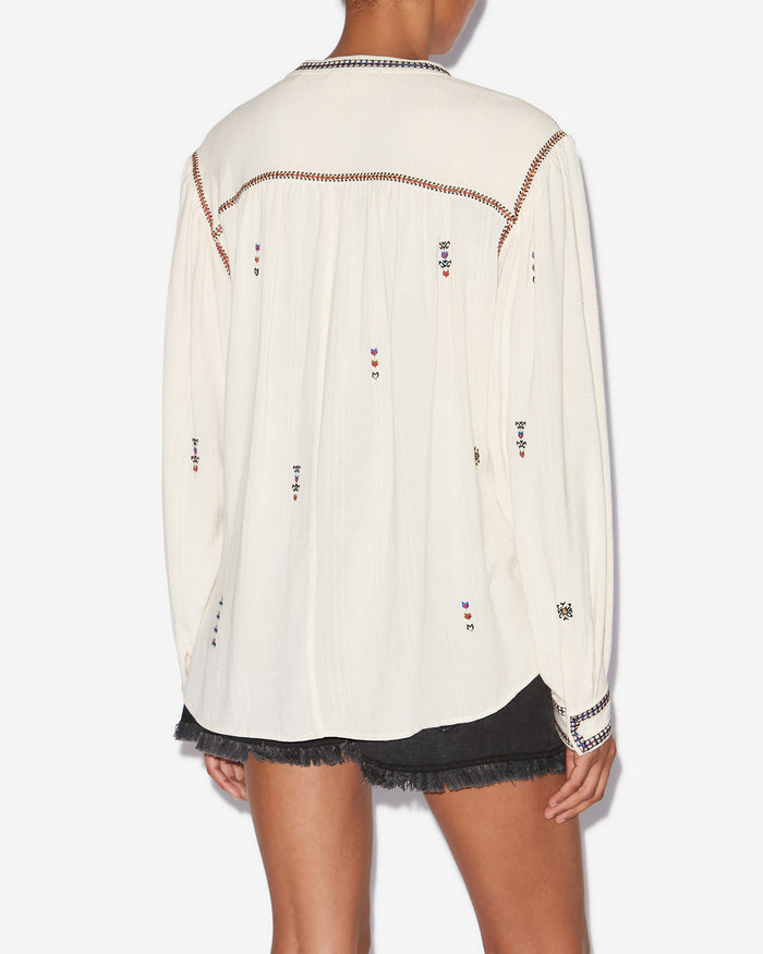 Isabel Marant BLOUSE PELSON Femme écru