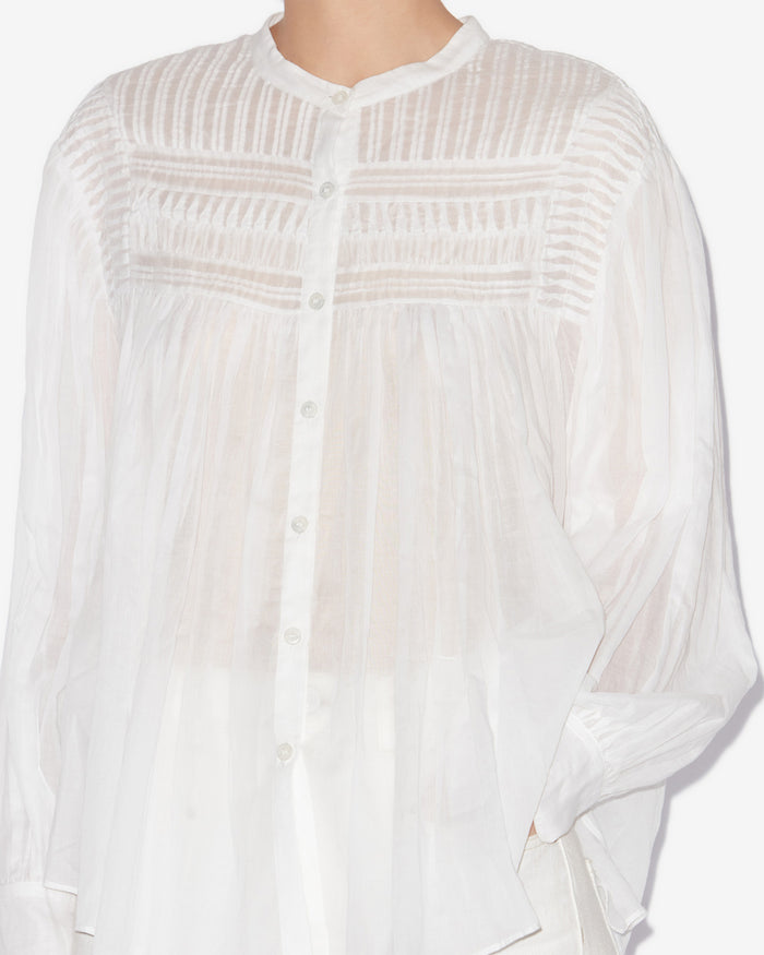 Isabel Marant BLOUSE PLALIA Femme Blanc
