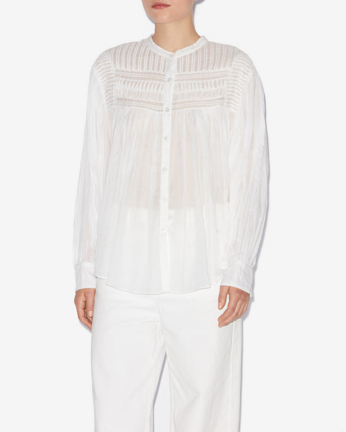 Isabel Marant BLOUSE PLALIA Femme Blanc