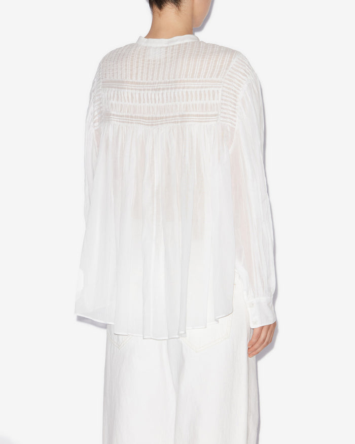 Isabel Marant BLOUSE PLALIA Femme Blanc