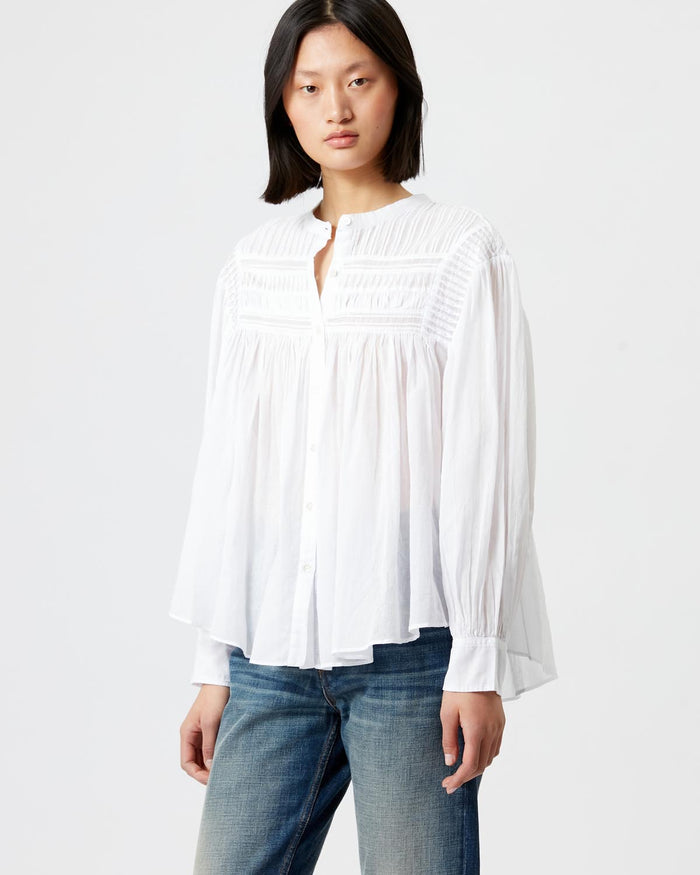 Isabel Marant Blouse Plalia Femme Blanc