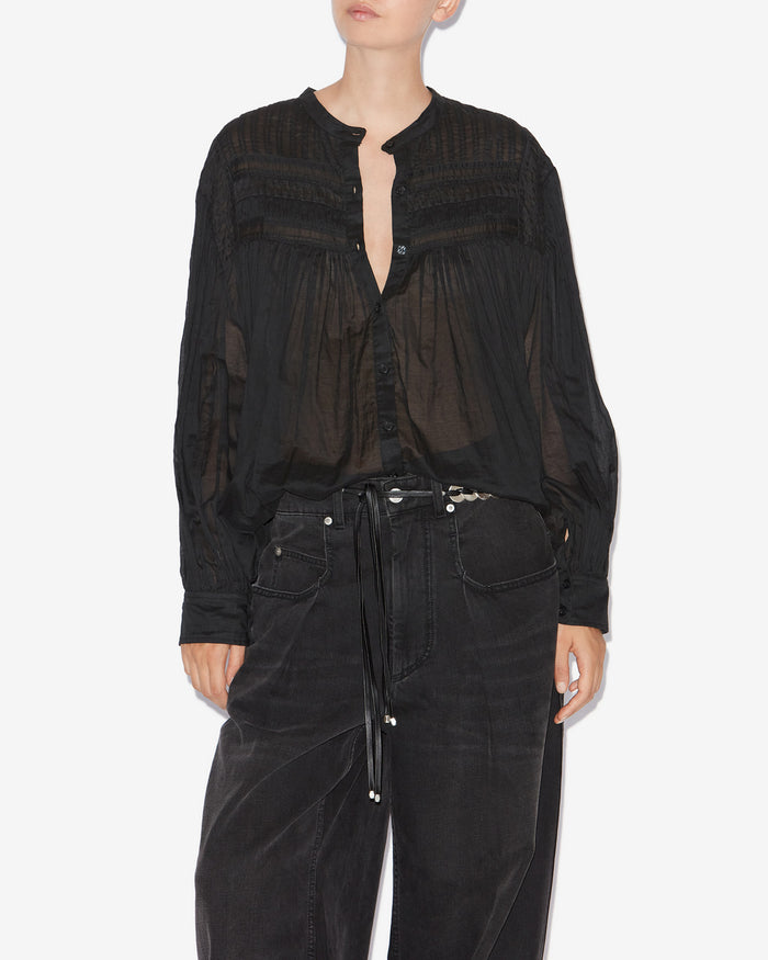 Isabel Marant BLOUSE PLALIA Femme Noir