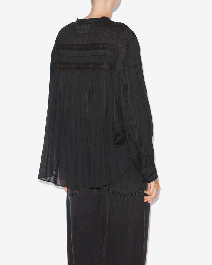 Isabel Marant BLOUSE PLALIA Femme Noir