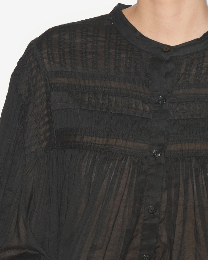 Isabel Marant Blouse Plalia Femme Noir