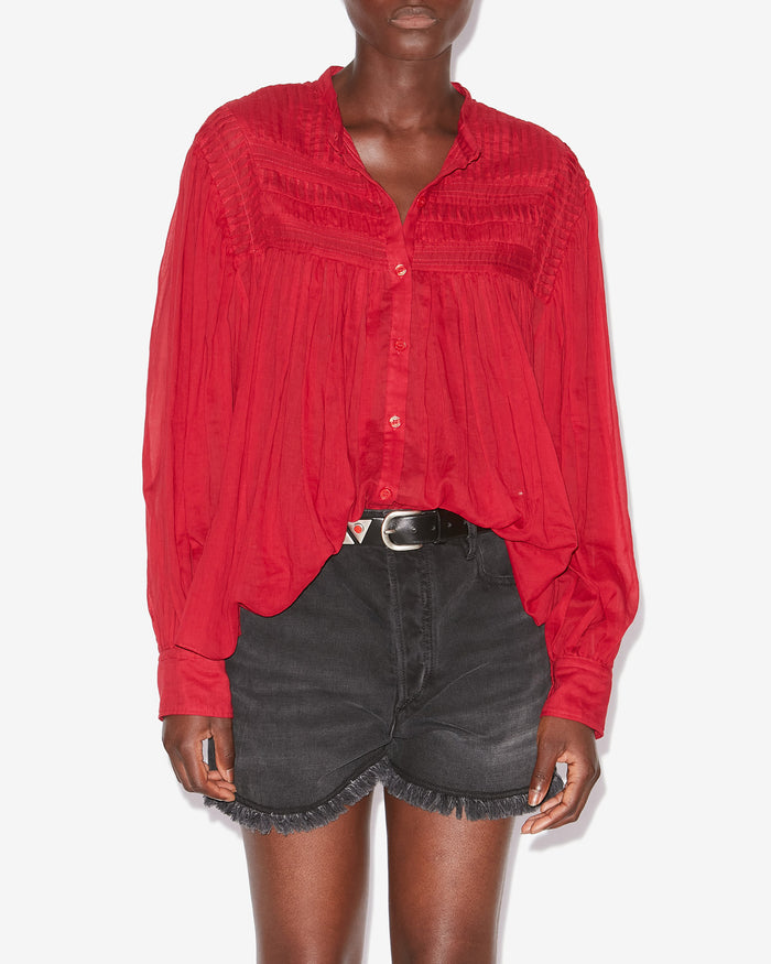 Isabel Marant BLOUSE PLALIA Femme Rouge