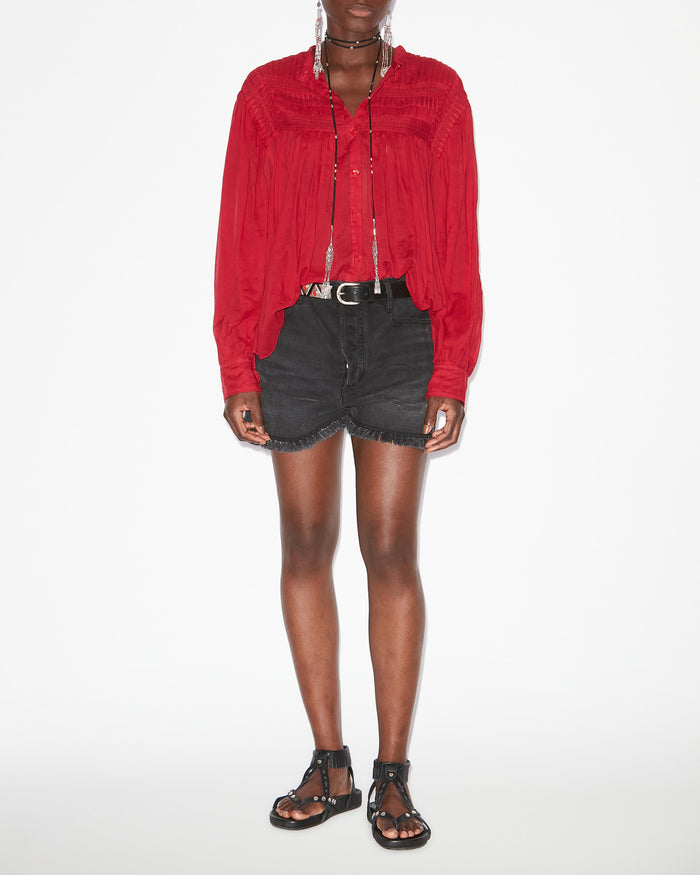 isabel marant BLOUSE PLALIA Femme rouge