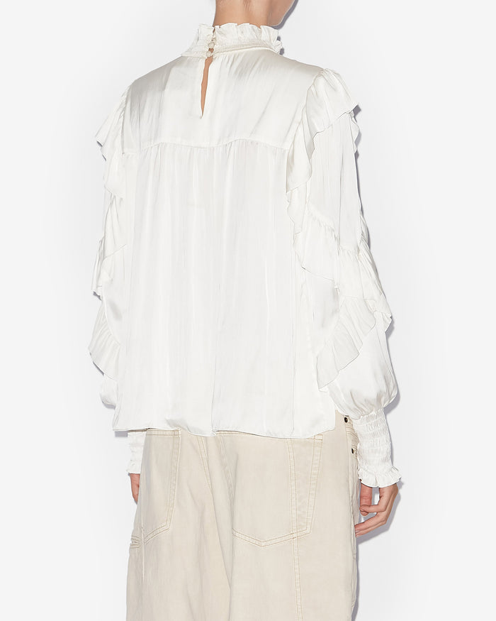 Isabel Marant BLOUSE SEILA Femme écru