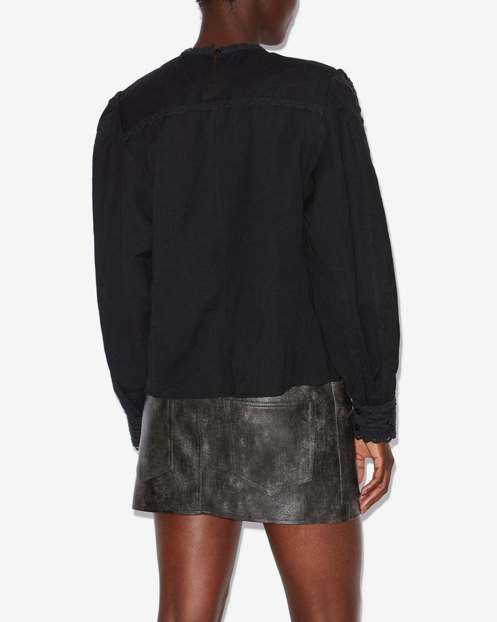 Isabel Marant BLOUSE VALMIRA Femme Noir