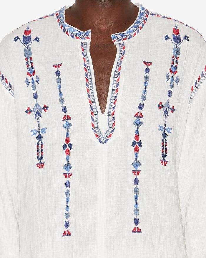 Isabel Marant BLOUSE ZAKARIA Homme écru