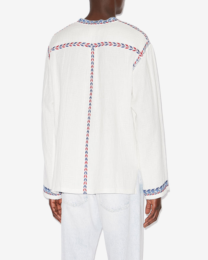 Isabel Marant BLOUSE ZAKARIA Homme écru