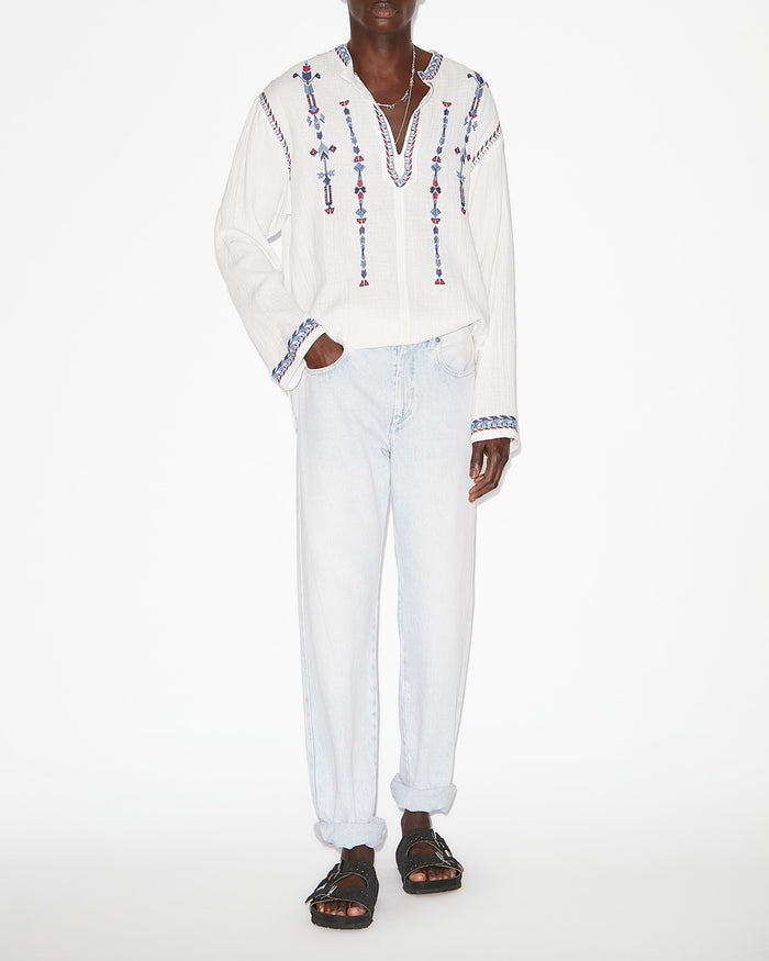 isabel marant BLOUSE ZAKARIA Homme écru