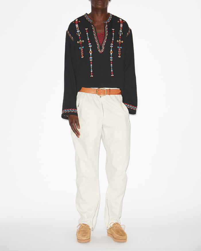 isabel marant BLOUSE ZAKARIA Homme noir délavé
