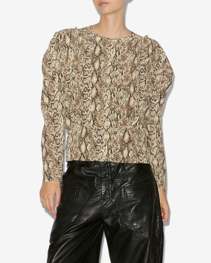 Isabel Marant BLOUSE ZARGA Femme Naturel