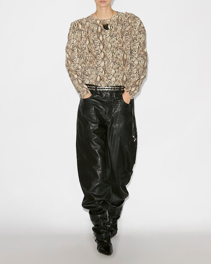 isabel marant BLOUSE ZARGA Femme naturel