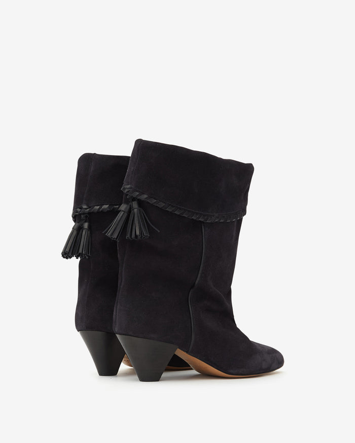 Isabel Marant BOOTS DALBY Femme Noir Délavé