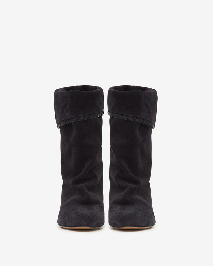 Isabel Marant BOOTS DALBY Femme Noir Délavé