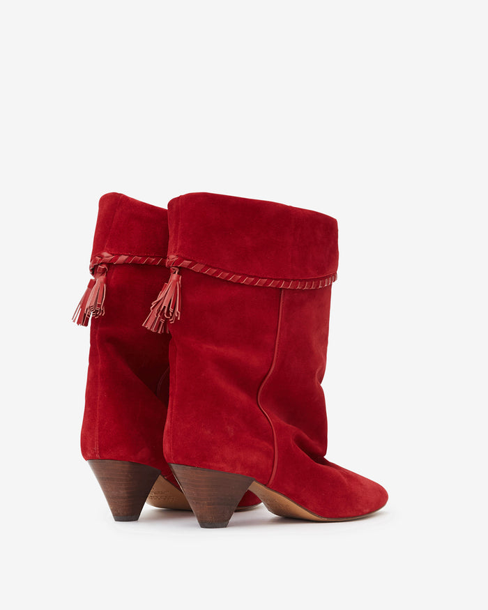 Isabel Marant BOOTS DALBY Femme Rouge