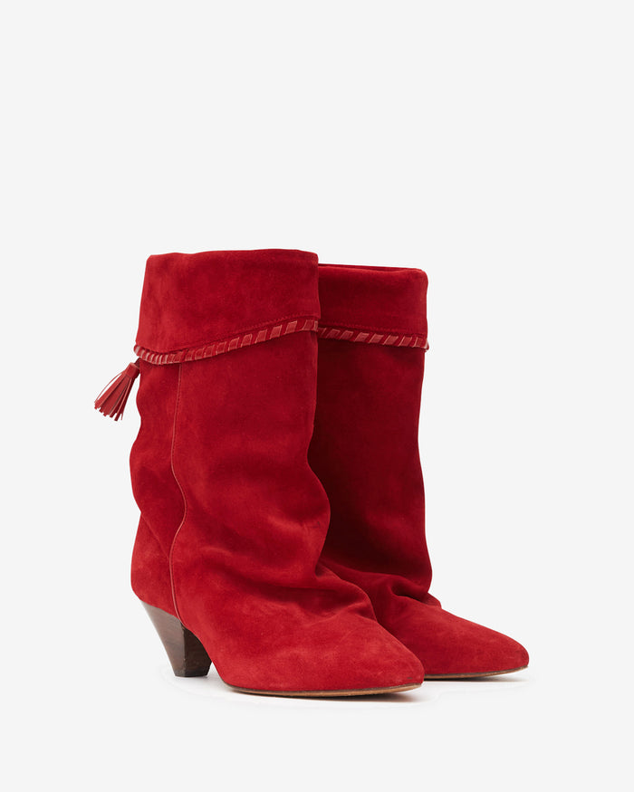 Isabel Marant BOOTS DALBY Femme Rouge
