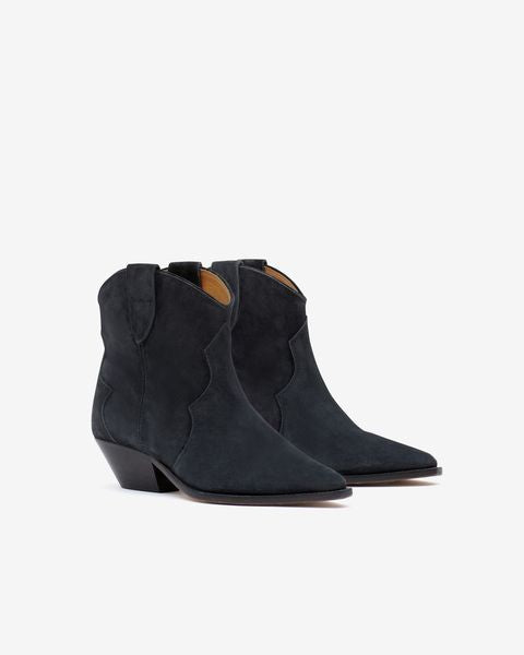 Isabel Marant Boots Dewina Femme Noir Délavé