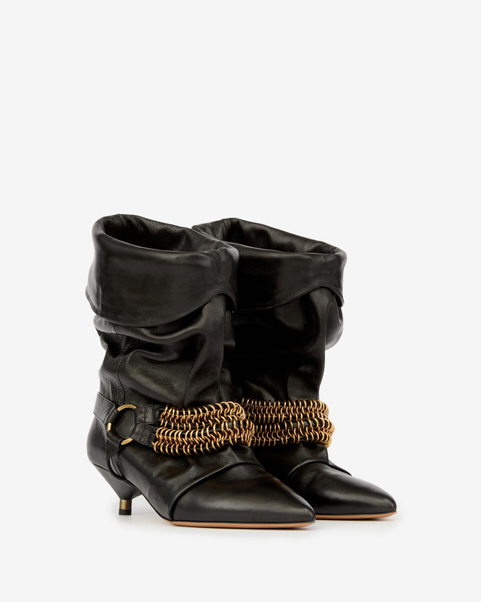 Isabel Marant BOOTS EDRIK CHAIN Femme Noir