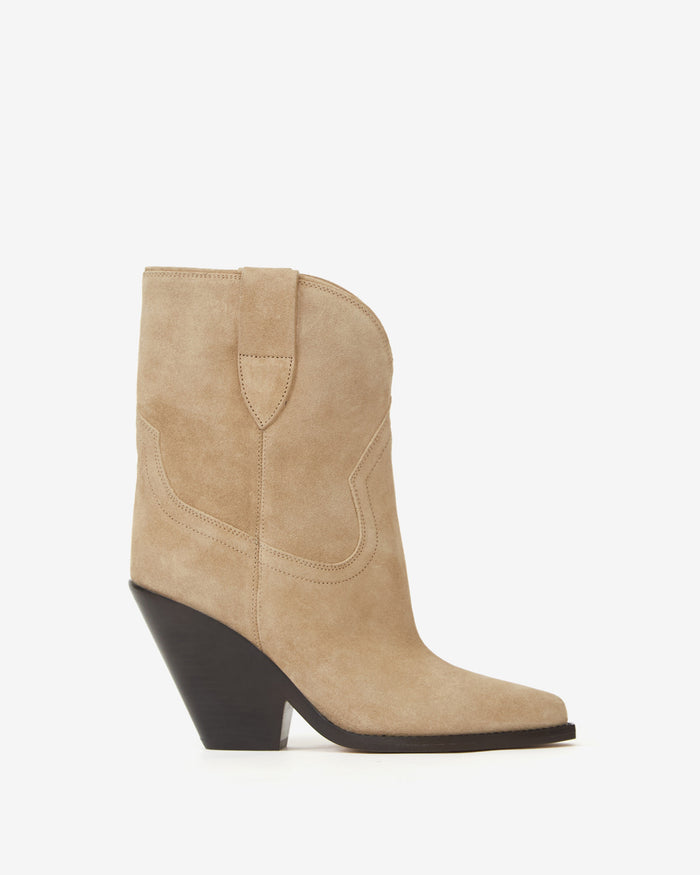isabel marant BOOTS LEYANE Femme beige clair