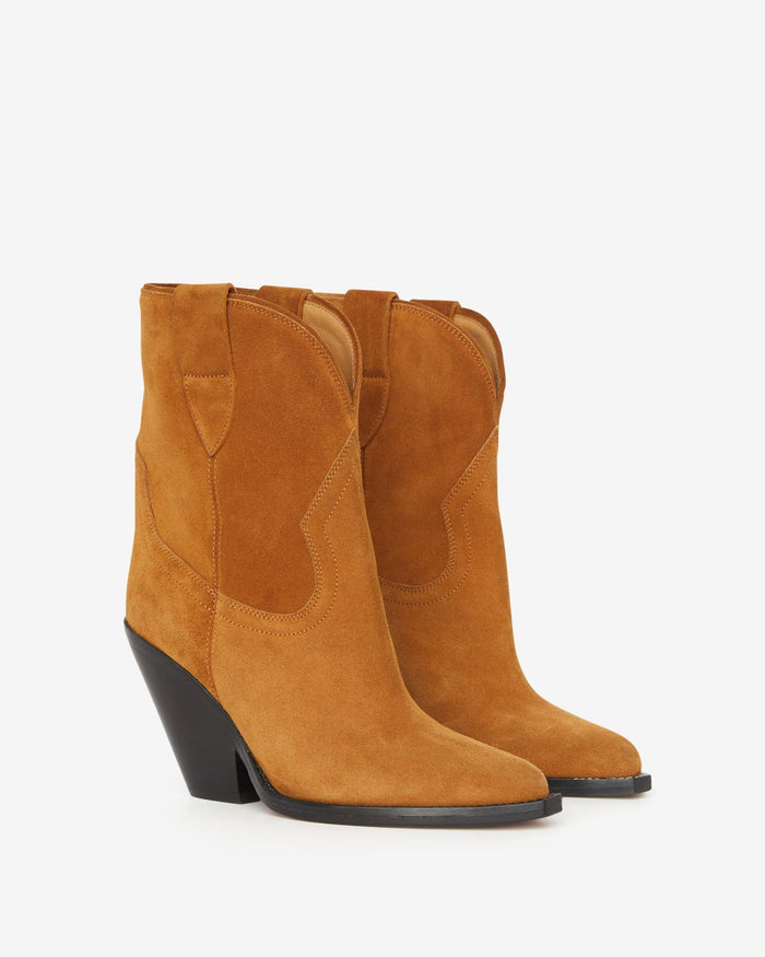 Isabel Marant Boots Leyane Femme Cognac