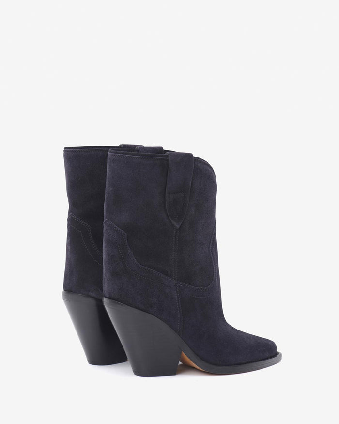 Isabel Marant Boots Leyane Femme Noir Délavé