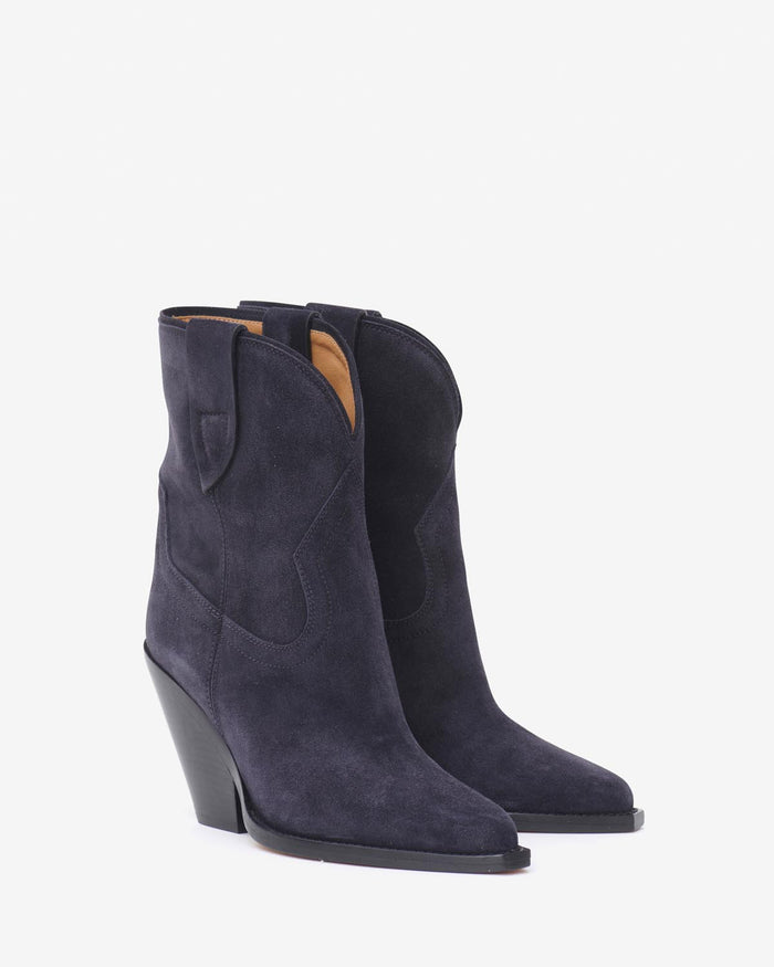 Isabel Marant Boots Leyane Femme Noir Délavé