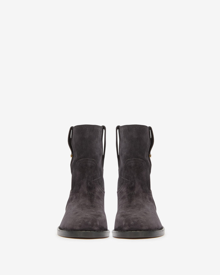 Isabel Marant BOOTS LYLIE Femme Noir Délavé