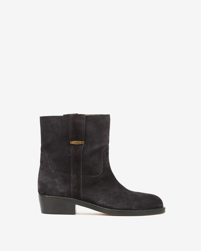isabel marant BOOTS LYLIE Femme noir délavé