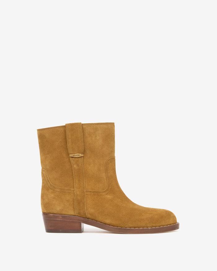isabel marant BOOTS LYLIE Femme sepia