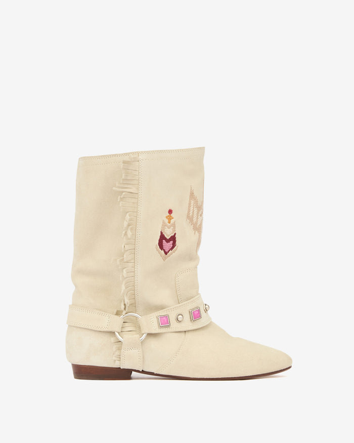 isabel marant BOOTS SIANI Femme beige