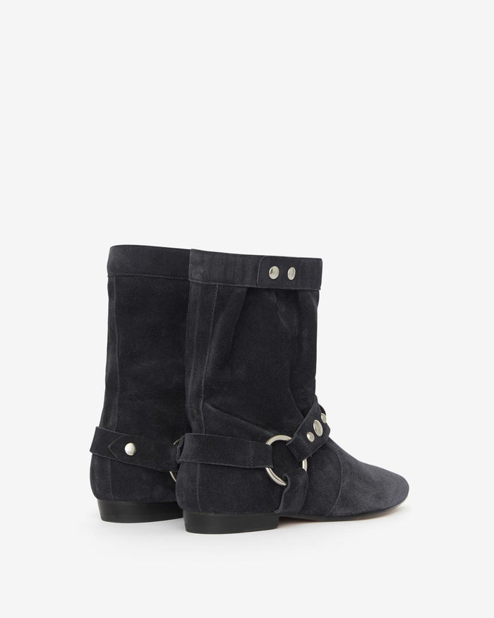 Isabel Marant Boots Stania Femme Noir Délavé