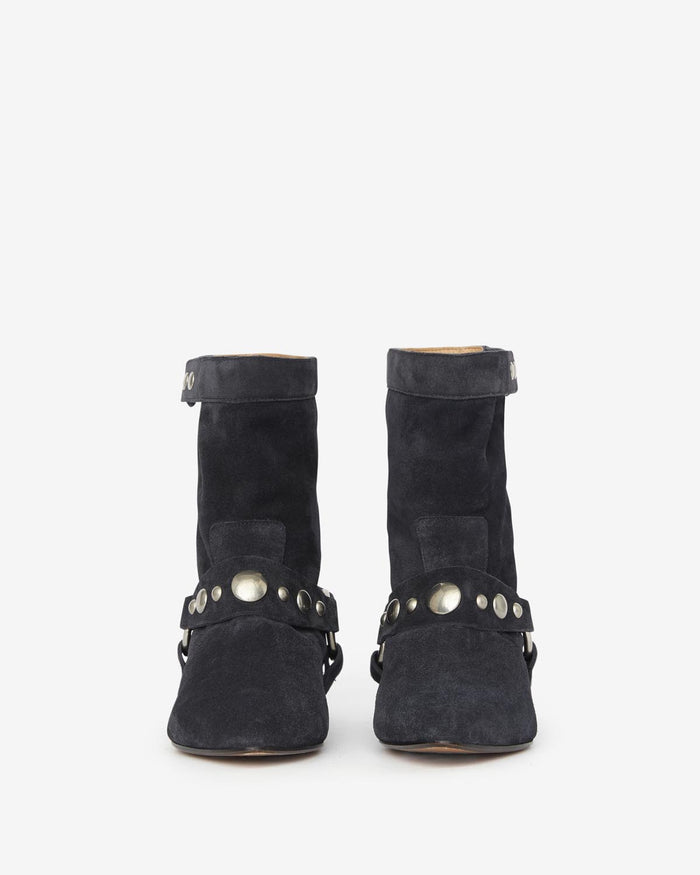 Isabel Marant Boots Stania Femme Noir Délavé