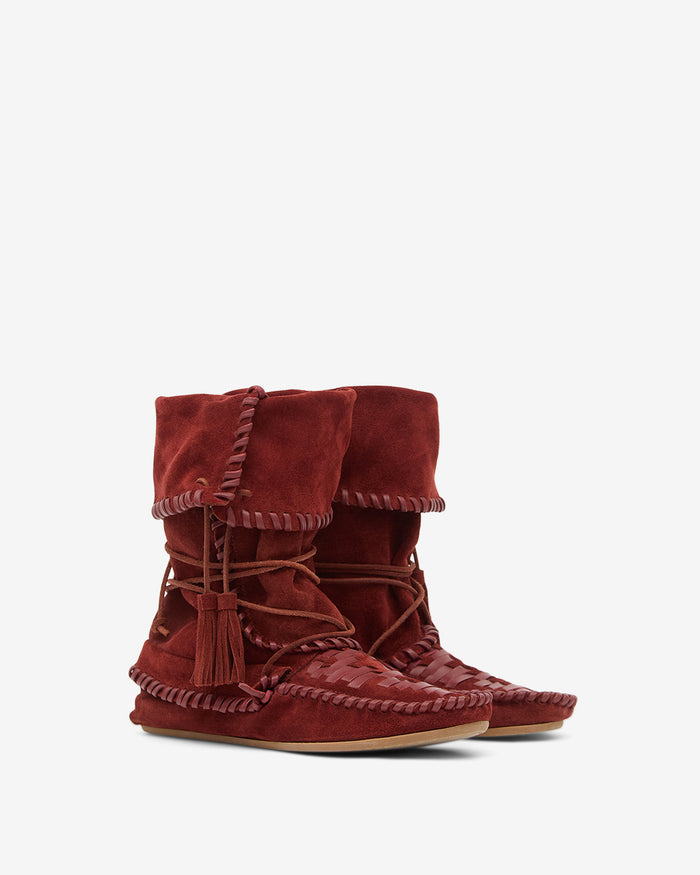 Isabel Marant BOOTS WINKI Femme Bordeaux