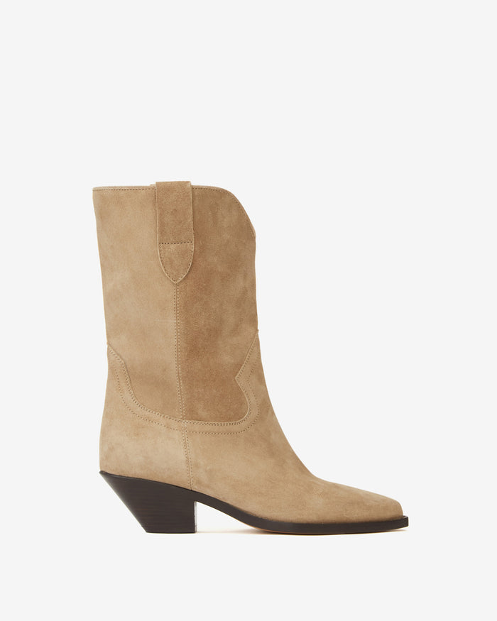 isabel marant BOTTES DAHOPE Femme beige clair