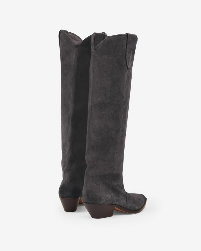 Isabel Marant Bottes Denvee Femme Noir Délavé