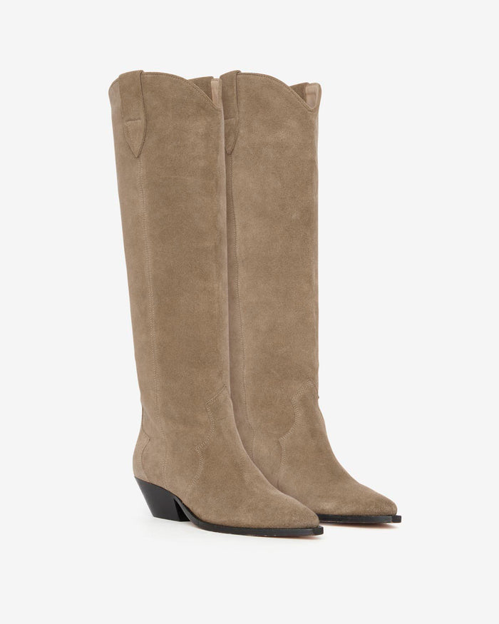 Isabel Marant Bottes Denvee Femme Taupe