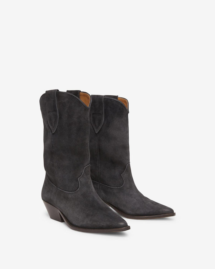 Isabel Marant Bottes Duerto Femme Noir Délavé